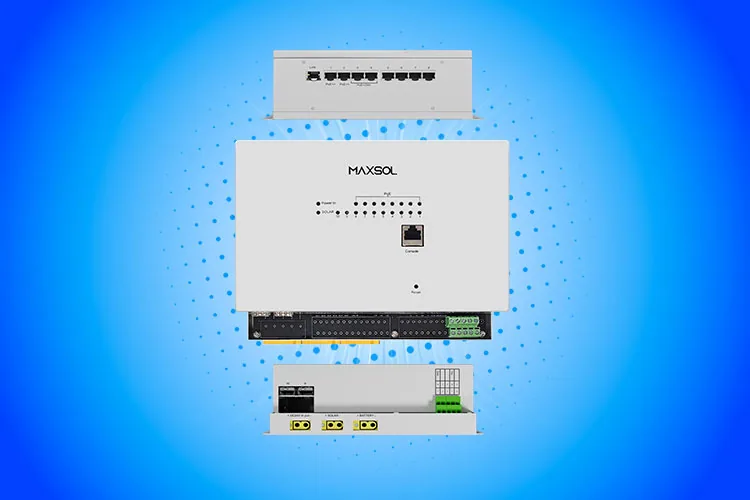 Switch PoE industrial solar