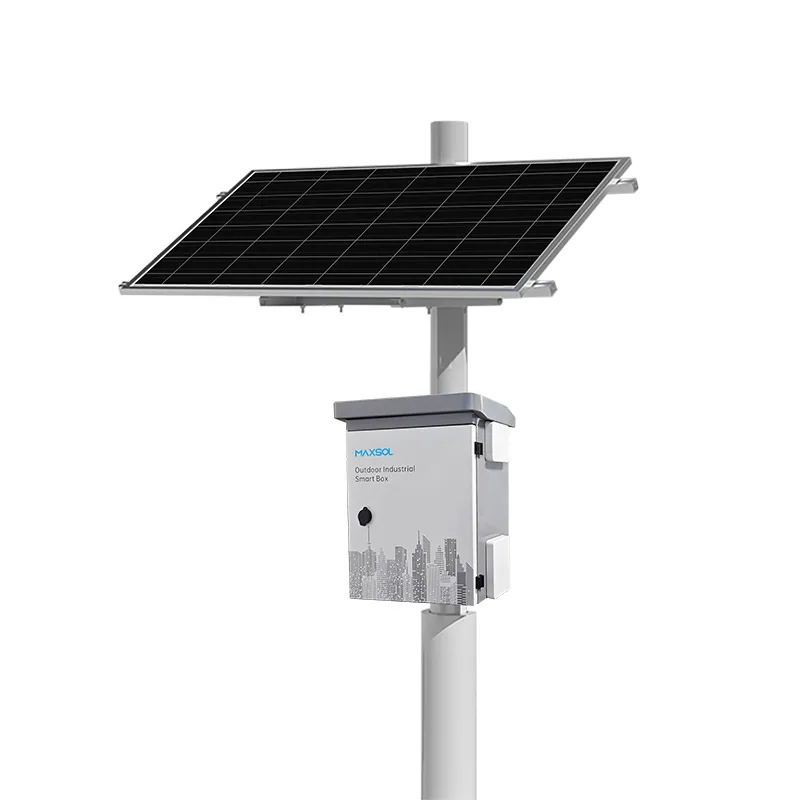Sistem solar CCTV de 200W cu acumulator LiFePO4 de 100Ah