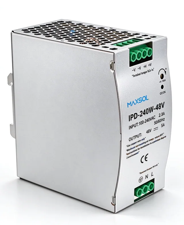 Sursă industrială pe șină DIN 48V 240W