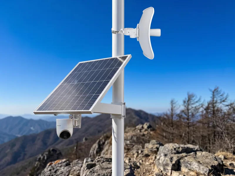 Alimentare solară exterioară pentru supraveghere IP și CPE wireless