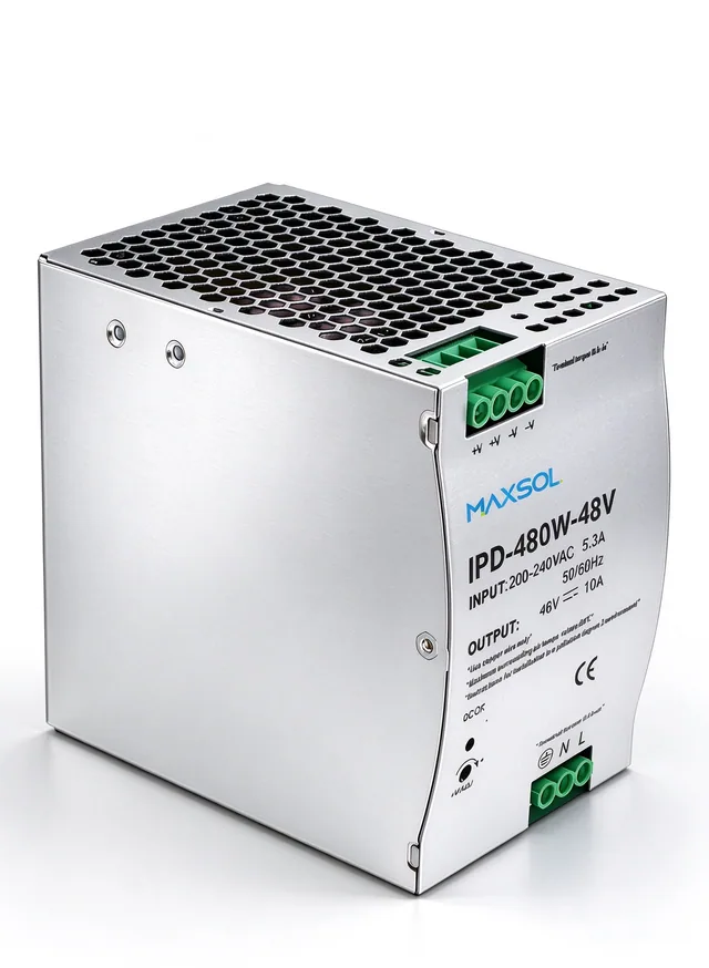 Sursă industrială pe șină DIN 48V 480W