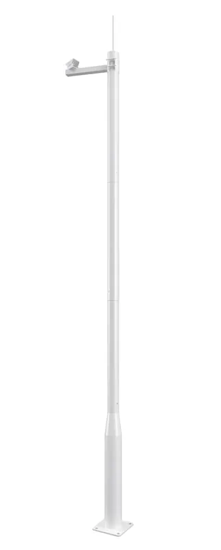 Stâlp modular ranforsat de supraveghere de 4m