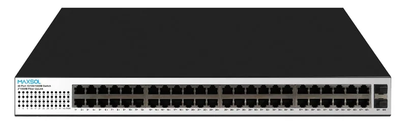 Switch PoE Gigabit neadministrabil cu rază lungă, 48 porturi, 400W