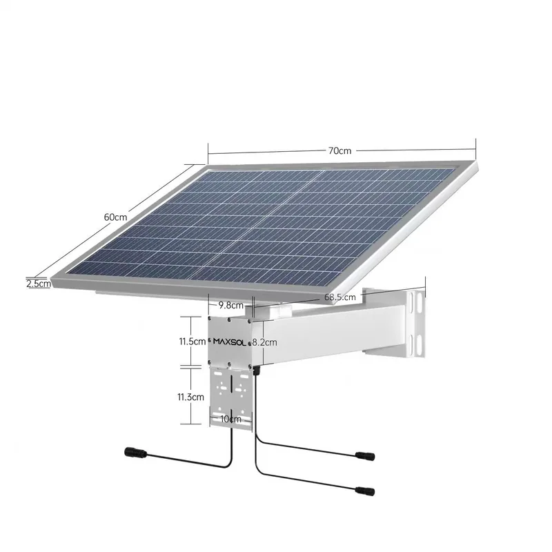 Alimentare solară industrială 80W LiFePO4 pentru CCTV