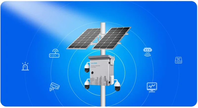 Sistem solar integrat pentru exterior MAXSOL