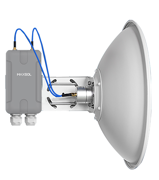 CPE wireless de 5.8GHz, cu rază de acoperire de 20km