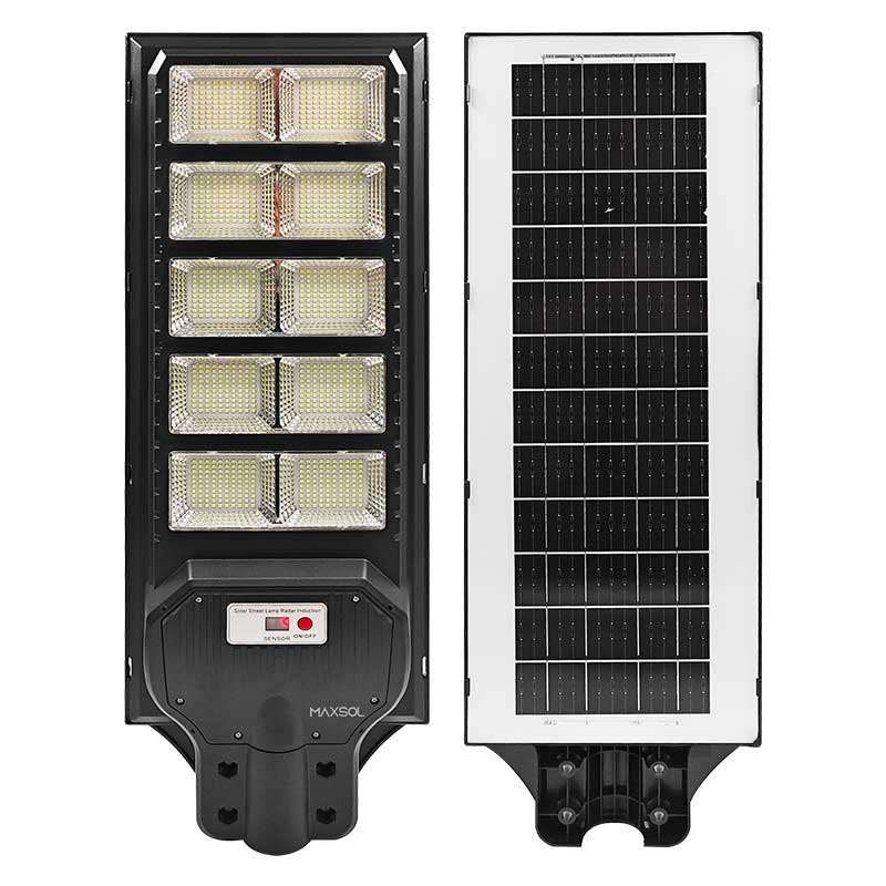 Sistem integrat de iluminat stradal LED solar de 15W