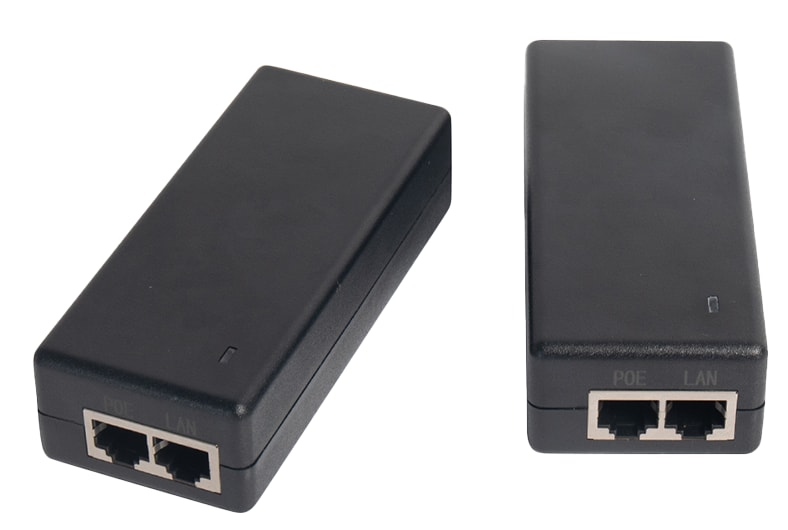 Injector PoE Gigabit 2GE de 24W