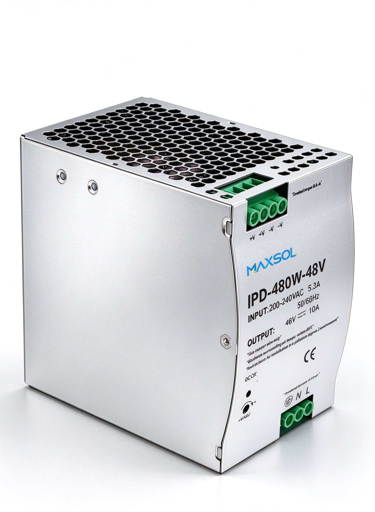 Sursă industrială pe șină DIN 48V 480W
